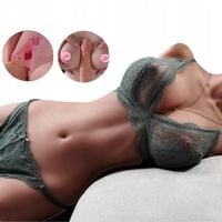 REALISTYCZNY sztuczny masturbator TORSO SEX DOLL z odbytowymi piersiami