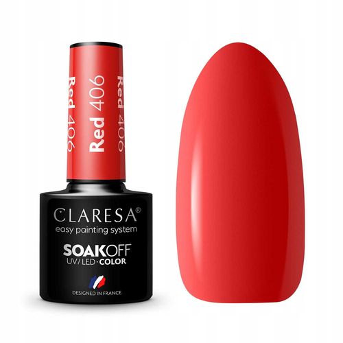 CLARESA LAKIER HYBRYDOWY RED 406 na Arena.pl