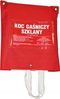 Koc gaśniczy Ogniochron szklany 120 cm x 180 cm z uchwytem