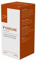 F-CHOLINE  Cholina w proszku 60 Porcji Chroni wątrobę przed tłuszczem