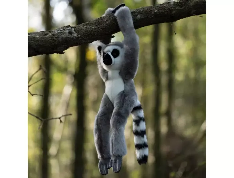 Pluszowy lemur na rzepy zdjęcie 1