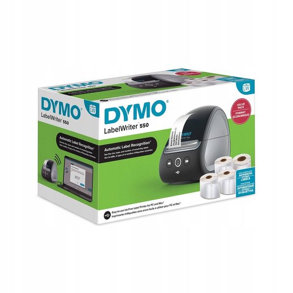 Drukarka 2147591 Dymo LabelWriter 550 + 4 etykiety zdjęcie 15