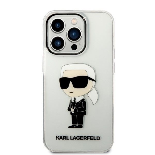 Etui Karl Lagerfeld do iPhone 14 Pro, Przezroczysty zdjęcie 3