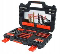 Zestaw wierteł + bitów 104szt Easy Grip Black&Decker A7230-XJ