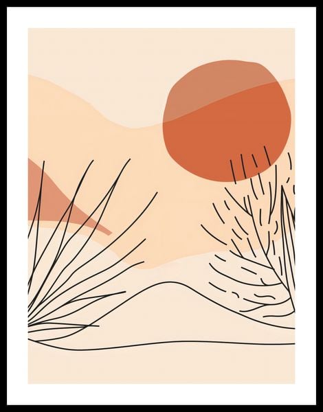 Plakat 75x100cm Miękka Roślinność zdjęcie 3