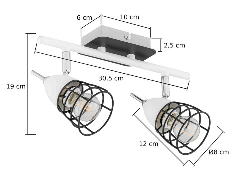 Spot 2xE14 SKY 1522 zdjęcie 3