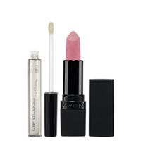 Avon Zestaw Szminka Posh Petal + Błyszczyk Clear