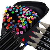 MARKERY ALKOHOLOWE 80 SZT MAZAKI PISAKI DWUSTRONNE