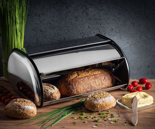 POJEMNIK NA PIECZYWO CHLEBAK 43cm, STAL NIERDZEWNA na Arena.pl
