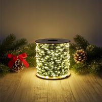 Lampki Choinkowe Świąteczne 1000 LED AŻ 100m Na PILOT Druciki Szpula USB BC