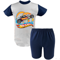 Krótka Piżama dziecięca Hot Wheels