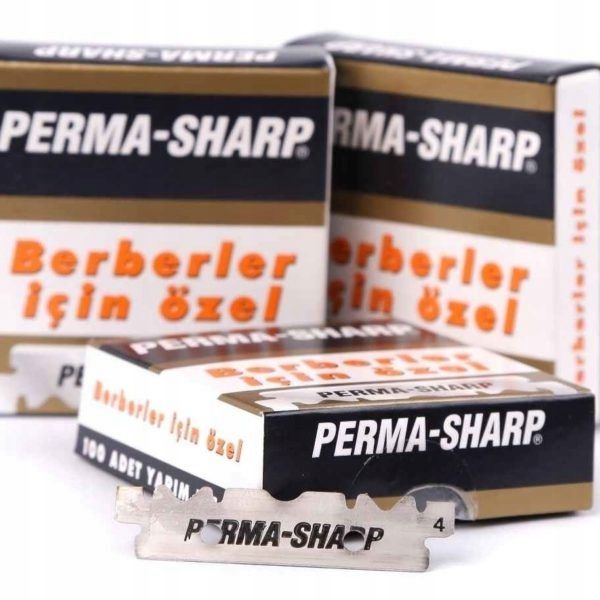 Perma-Sharp Żyletki do Brzytwy 100 Sztuk Połówki zdjęcie 4