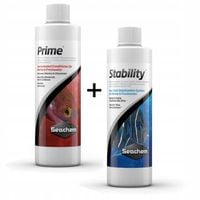 SEACHEM STABILITY PRIME UZDATNIACZ BAKTERIE ZESTAW DO AKWARIUM 2x100ml