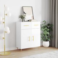 Szafka, biała, połysk, 69,5x34x90 cm, materiał drewnopochodny