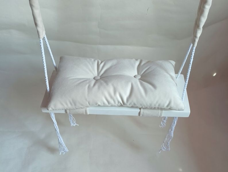 Huśtawka płaska DLA DZIECI SZARA DOM OGRÓD POKÓJ zdjęcie 6