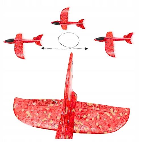 10 x SAMOLOT Styropianowy SZYBOWIEC Styropianowy RZUTKA XXL Duży 48 cm na Arena.pl