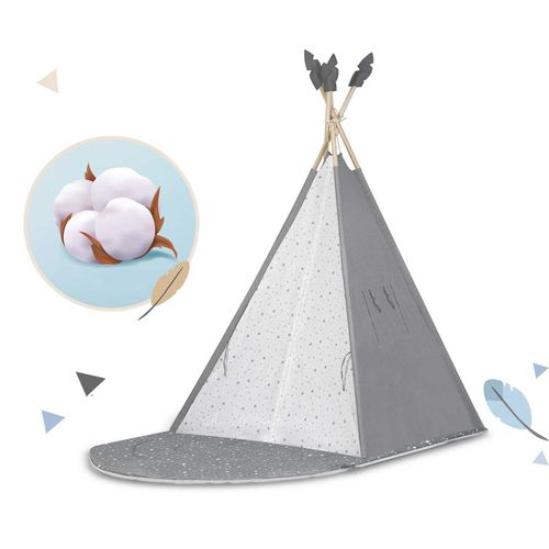 Namiot tipi dla dzieci NK-406 Nukido - szary na Arena.pl
