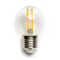 Żarówka LED Filament G45 E27 6W 720lm ciepła do salonu energooszczędna