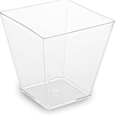 POJEMNIKI PUCHARKI KWADRATOWE DO DESERÓW KUBKI SŁODKI STÓŁ BUFET 60ML na Arena.pl