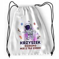 Plecak Sportowy Szkolny Dla Krzyśka Syna Dziecka Z Nadrukiem Ze Zdjęciem