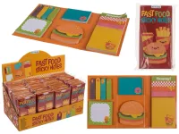 Karteczki Samoprzylepne FAST FOOD - Zestaw 6 wzorów