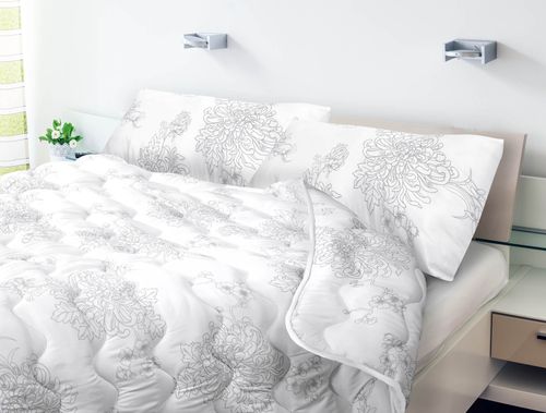 kołdra 160x200 cm całoroczna antyalergiczna mikrofibra drukowana silikon na Arena.pl