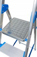 Drabina jednostronna aluminiowa 4 stopniowa Wide Step LEMAR 020204