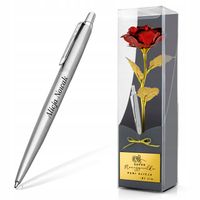 ZESTAW RÓŻA i długopis PARKER JOTTER CT + GRAWER