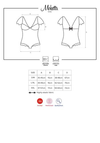 urzekające stylowe body erotyczne obsessive l/xl na Arena.pl