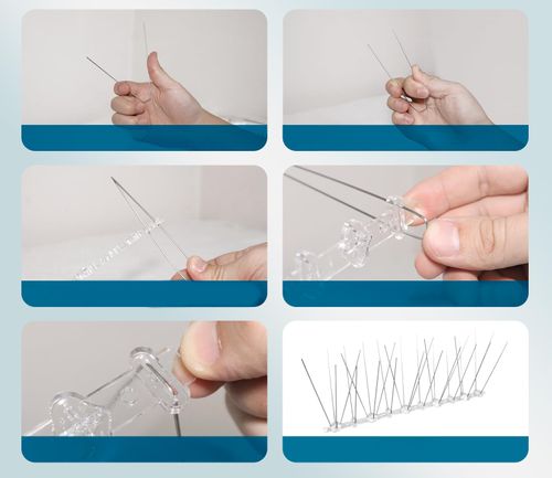 10x METALOWE KOLCE NA PTAKI GOŁĘBIE GĘSTE PRZECIW PTAKOM KUNOM NIERDZEWNE na Arena.pl