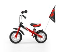 ND18_0252 Milly Mally Rowerek Biegowy Dragon Deluxe Red 0252, Milly Mally