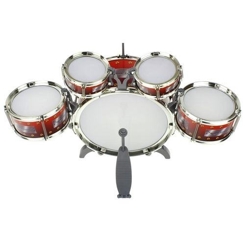 Perkusja 5 Bębnowa z Krzesełkiem Talerzem na Arena.pl