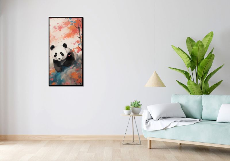 Plakat 50x100cm Panda wśród Klonów zdjęcie 4