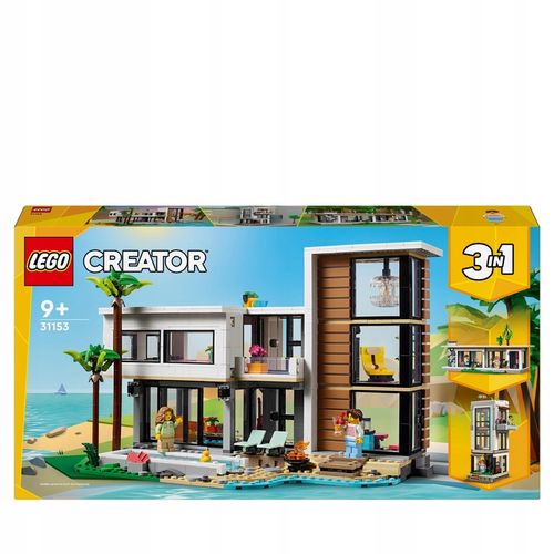 LEGO Creator 3w1 31153 Nowoczesny Dom Przy Plaży Kamienica Leśna Chatka na Arena.pl