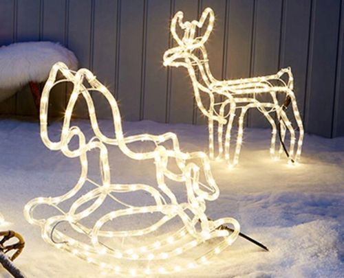 3D FIGURA ŚWIĄTECZNA GWIAZDA LED OZDOBA 53cm na Arena.pl