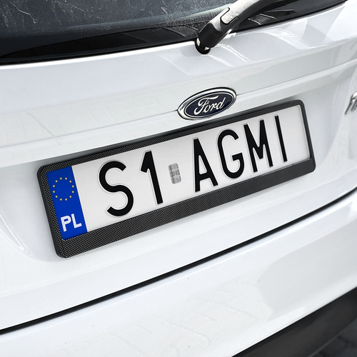 RAMKA RAMKI POD TABLICE REJESTRACYJNE CARBON DO TABLICY REJESTRACYJNEJ FOLIOWANA na Arena.pl