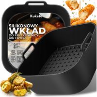 WKŁAD SILIKONOWY DO AIR FRYER FRYTKOWNICY FORMA WIELORAZOWA DO PIECZENIA XL