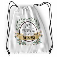 Plecak Urodziny 65 65Te Sportowy Szkolny Worek Z Nadrukiem Ze Zdjęciem