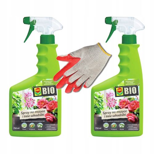 2x Spray na mszyce i szkodniki naturalny eko COMPO BIO 750ml + wampirki na Arena.pl