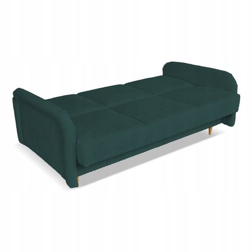 Kanapa sofa Merivo rozkładana wersalka f spania pojemnik Family zielona na Arena.pl