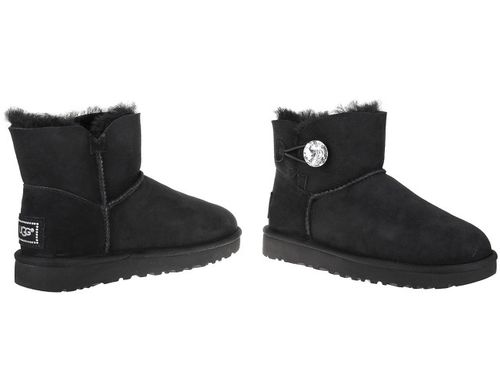 Buty UGG W Mini Bailey Button Bling 1016554-BLK - 41 na Arena.pl