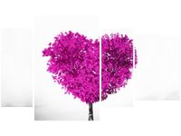 OBRAZ TREE OF LOVE MIŁOŚĆ SERCE PRZYRODA