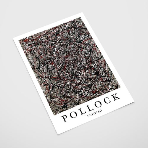 Plakat Jackson Pollock abstrakcja 21x29,7 cm A4 na Arena.pl