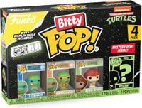 funko bitty pop! tmnt turtles leonardo michelangelo april o'neil 2cm 4pak