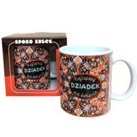kubek w ozdobnym opakowaniu najlepszy dziadek na świecie 300 ml