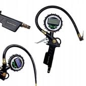 PISTOLET DO POMPOWANIA KÓŁ CYFROWY MANOMETR 0-18 BAR