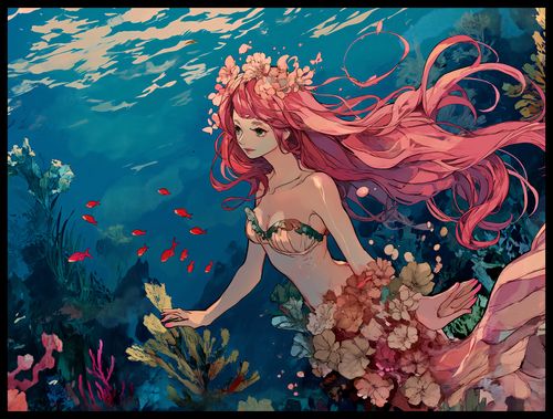 Plakat 80x60cm Nimfa Oceanu na Arena.pl