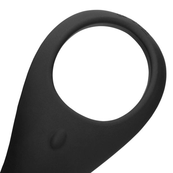 Pointed Vibrating Cock Ring - Licorice Black zdjęcie 6