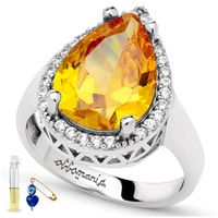 PIERŚCIONEK Z CYTRYNEM BŁYSK ELEGANCJI NA TWOIM PALCU ZJAWISKOWY SREBRO