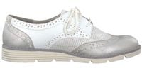 s.Oliver Półbuty damskie Oxford - SoftFoam - rozmiar 39 - Białe, Eko-skóra